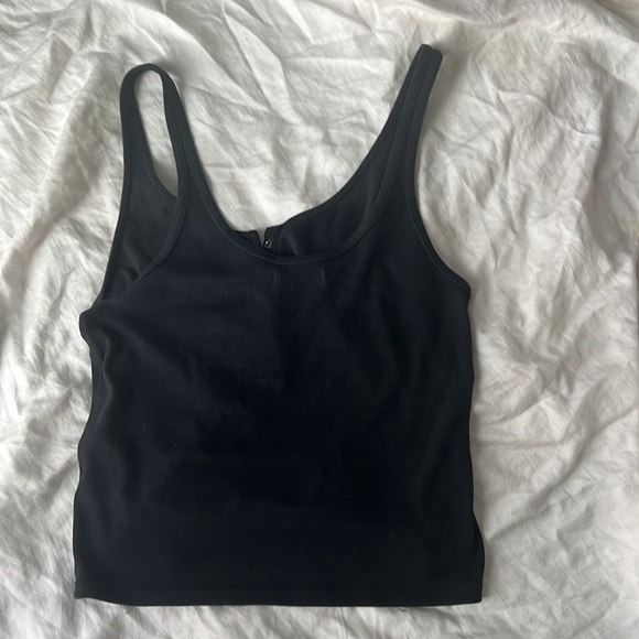Black Crop Tank Abercrombie & Fitch - Picture 2 of 3